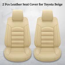 Car 5 Seat Front Leather Seat Cover For