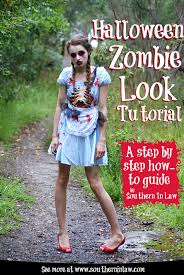 step by step halloween zombie look tutorial