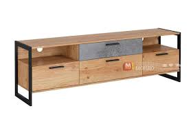 Тук ще намерите решения как да организирате вашите устройства за нашите предложения за телевизионни шкафове са изработени предимно от масивна дървесина, в. Moderen Tv Shkaf Iron Metal I Drvo 78323 Na Top Ceni Mebeli Mondo
