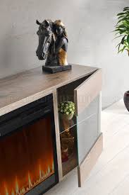Max Electric Fireplace Media Console In