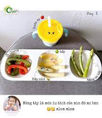 29 thực đơn ăn dặm BLW 6 tháng của bé Gạo - Thực đơn ăn dặm