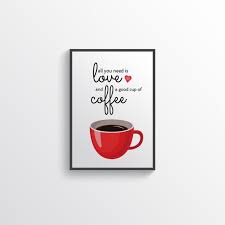 Coffee Poster Coffee Gift