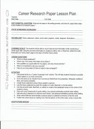 Student Career Research Paper Template net