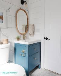 diy painted bathroom vanity