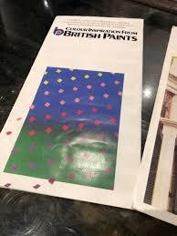 British Paints X 2 Vintage Colour Charts Exterior Interior 1980 S