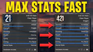 how to max gta stats fast for