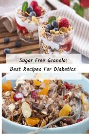 The oil and sugar to grain ratio is the critically important one, and can mean the difference between making a. Sugar Free Granola Best Recipes For Diabetics Ikito Org