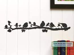 bird branch metal wall art made in usa