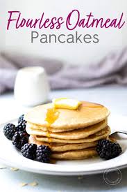 (per 2 pancakes) 175 calories, 5.8 g fat, 1.9 g sat fat, 83 mg sodium, 23.2 g carbs, 3.8 g fiber, 8 g sugar, 10.5 g protein (calculated without toppings) when it comes to banishing hunger and ending snacking, protein and fiber are a dynamic duo. Healthy Oatmeal Pancakes Marisa Moore Nutrition