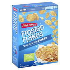 malt o meal frosted flakes box 15 5 oz