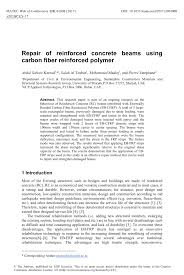 repair of reinforced concrete beams