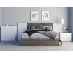 queen size platform bed 60 with 3