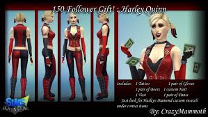 Noticed there's a lot of cc for her clothing, but next to nothing shoe wise, . Arkham Cities Harley Quinn At Crazy Mammoth Sims 4 Updates