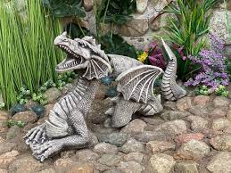 Large Dragon Garden Sculpture Draco