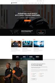 Unique Security Wordpress Theme For Bodyguard Safety Companies