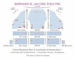 Jacobs Theatre Seating Chart Bernard B Jacobs Theatre