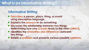 informative essay purpose structure