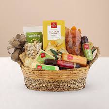 meat cheese charcuterie gift basket