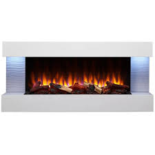 Electric Fireplace Floating Mantel