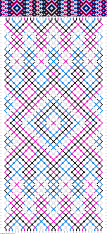 32 Strings 68 Rows 4 Colors Friendship Bracelet Patterns