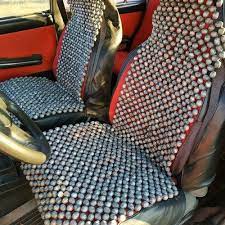 Buy Beaded Car Seat Cover For Car Gray