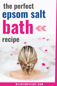 Whether it's a strain or a sprain, a bruise, or other minor injuries that are caused by inflammation. The Perfect Epsom Salt Bath Recipe Postpartum Postpartum Health Bath Recipes