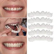 Amazon Com 5pc Temporary Smile Comfort Fit Cosmetic Teeth