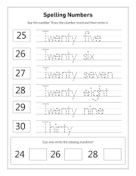 number words 1100 activity worksheet