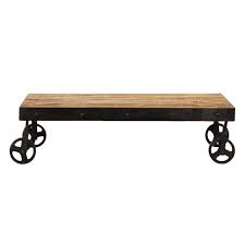 Coffee Table With Wheels Amit Art Exports