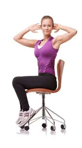 top 9 chair exercises to burn belly fat