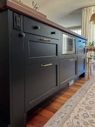 a kitchen island out of base cabinets