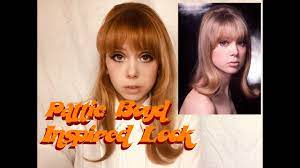 grwm 1960s style pattie boyd tutorial