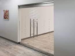 Etched Glass Swing Doors Creative