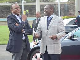 Image result for Uhuru and Ruto 2002
