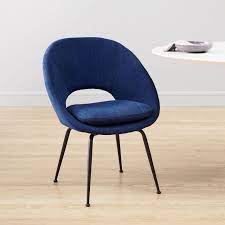 orb upholstered dining chair west elm