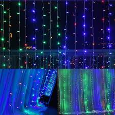 6mx3m 600 Leds White Curtain String Llight Background Light Christmas Light For Home Party Led Light Clear Bulb String Lights Chinese Lantern String