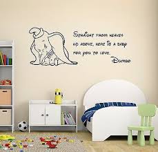 Dumbo Quote Wall Decal Disney Elephant