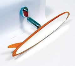 Wood surfboard décor with wave designthis coastal themed wood surfboard can be the perfect addition to any living room or sun room. Surfboard Interior Rear View Mirror Heritage Parts Centre Uk