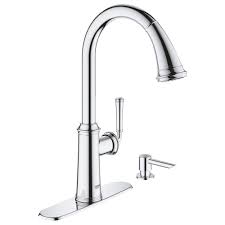 View all grohe blue kitchen faucets. Single Handle Pull Down Kitchen Faucet Dual Spray 1 75 Gpm