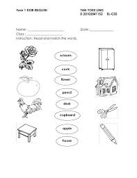 Whole numbers · read and write numbers to at least 30 in figures. Year 1 Kssr English Tan Yoke Ling D 20102041152 El C02nam English Homework English Exam Papers English Worksheets For Kids