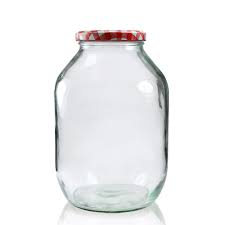 Half Gallon Glass Pickle Jar With