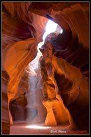 antelope canyon light beams