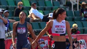 However, she began her career from jumping events. Jenna Prandini Allyson Felix Advance Past U S Trials Semifinals In 200m Nbc Sports