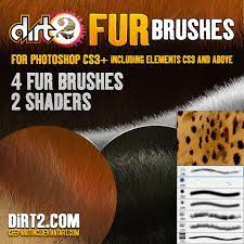 fur brushes photo cs3 by