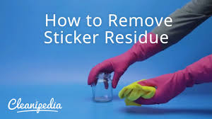 how to remove sticker residue