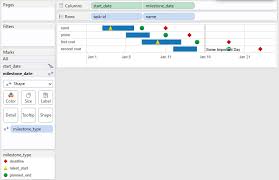Gantt Chart With Shapes Stack Overflow