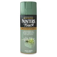 gloss spray paint sage green