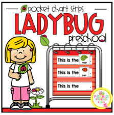 Free Ladybug Pocket Chart Sentences