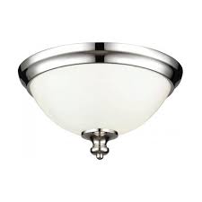 flush fitting ceiling light opal glass