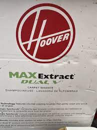 hoover max extract dual v carpet washer